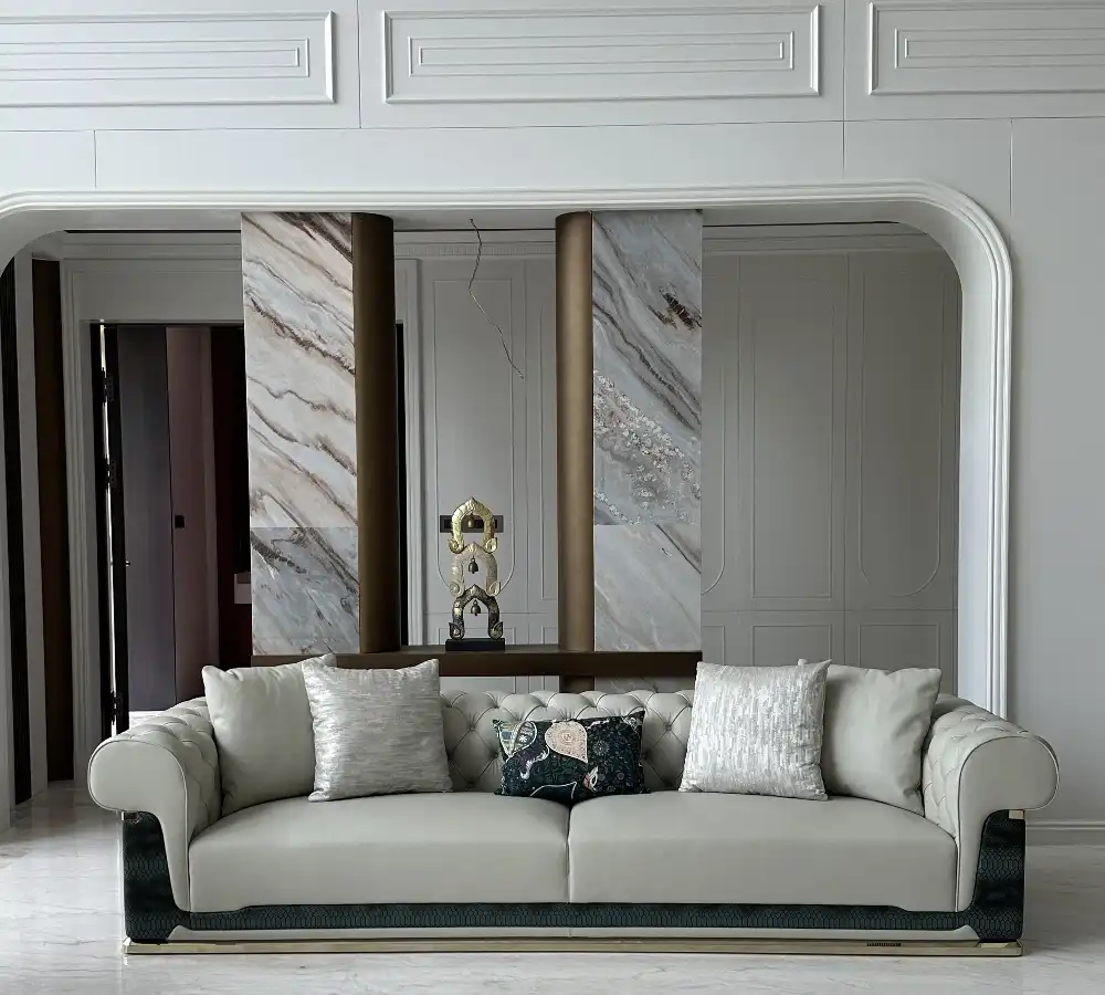 Wuhan residence entrance and interior